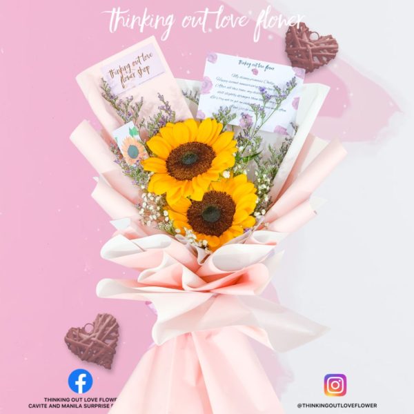 2 is Better Than 1 Sunflower Bouquet - Image 3